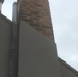 Joints on chimney stack ground out and re pointed: Click Here To View Larger Image